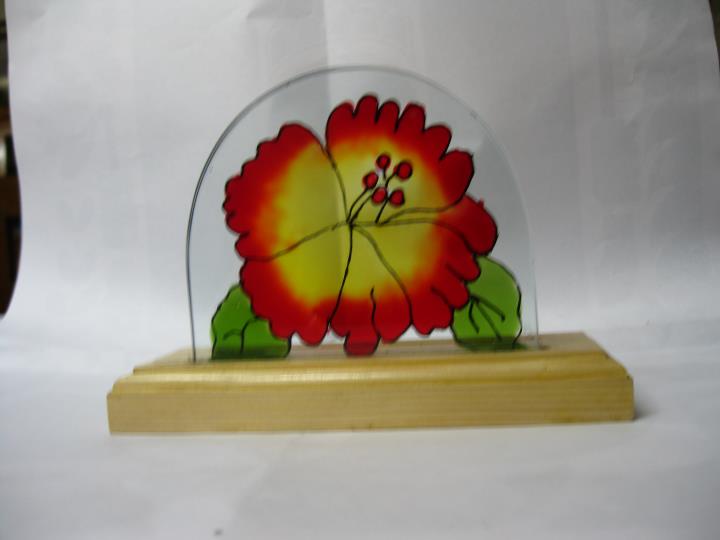 Buy Napkin Holder Glass Painting